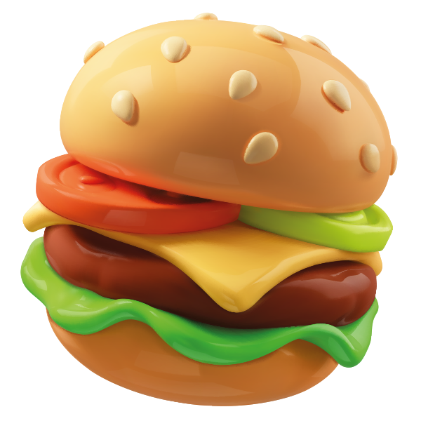 Hamburger schuin